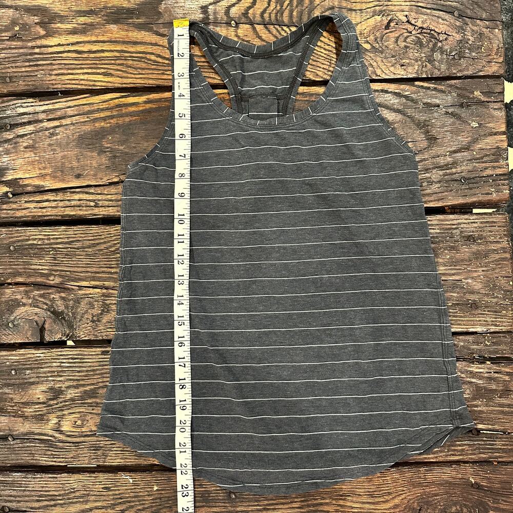 Lululemon Striped Racerback Tank Top No Tag - Picture 3 of 7